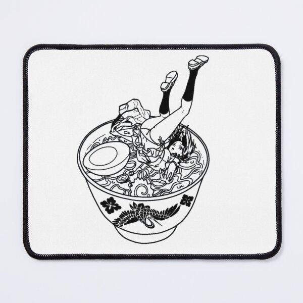 Item preview, Anime girl falling in cup of noodle designed and sold by Oeht.