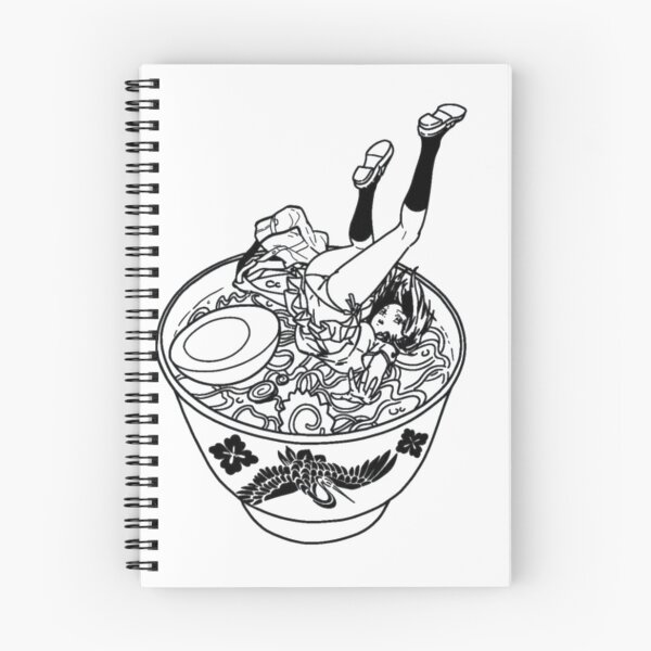 Item preview, Anime girl falling in cup of noodle designed and sold by Oeht.