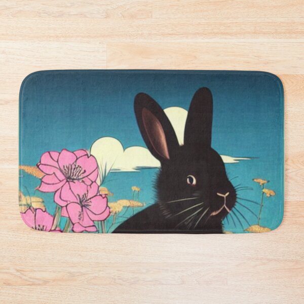 Item preview, Blue Sky with American Black Otter Netherland Dwarf Bunny Cute Rabbit Pet designed and sold by wigobun.