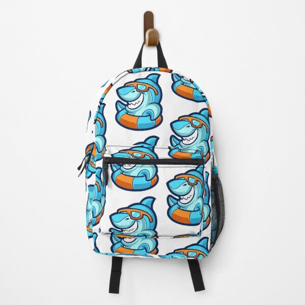 Item preview, Radical Cool Retro Shark Swimming designed and sold by mkzmerch.