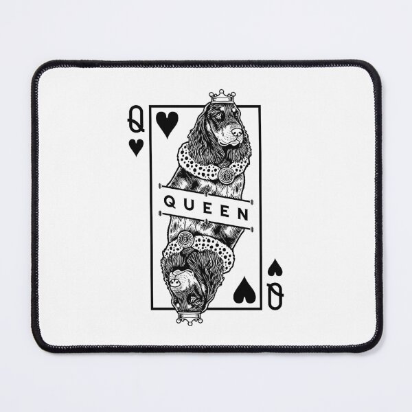 Item preview, Field Spaniel Queen Of Hearts Funny Dog Lover Pop Art designed and sold by GrandeDuc.