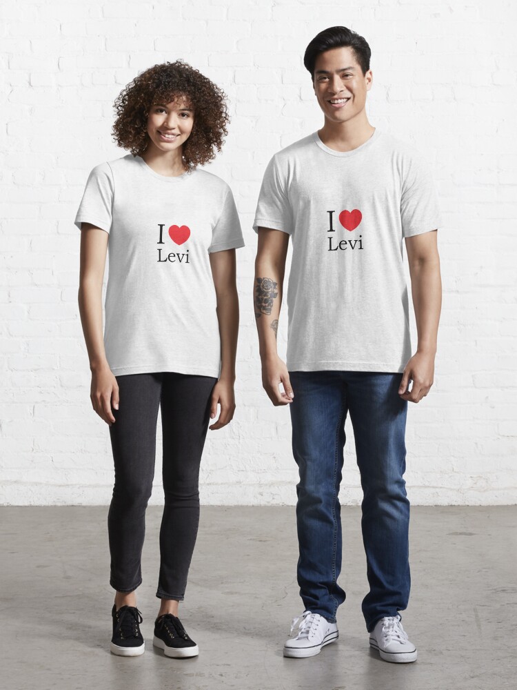 I Love Levi With Simple Love Heart Essential T Shirt