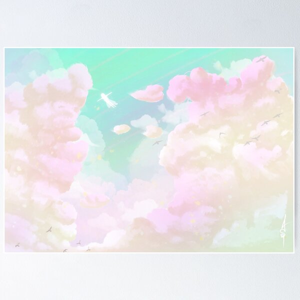Item preview, Elevate - Flying in The Cotton Candy Sky designed and sold by UntaiStudio.