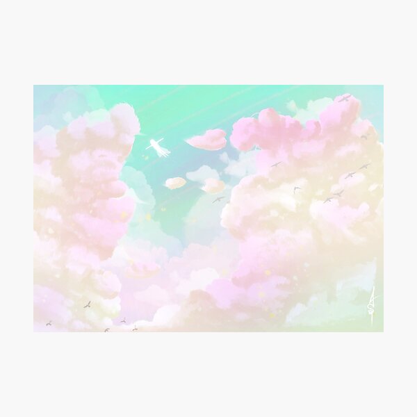 Item preview, Elevate - Flying in The Cotton Candy Sky designed and sold by UntaiStudio.
