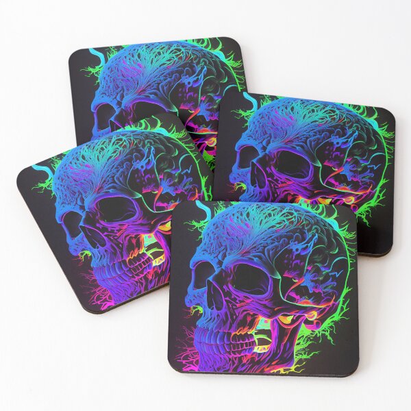 Item preview, Illuminated Muertos Skull - Day Of The Dead  designed and sold by mcmtdesigns.