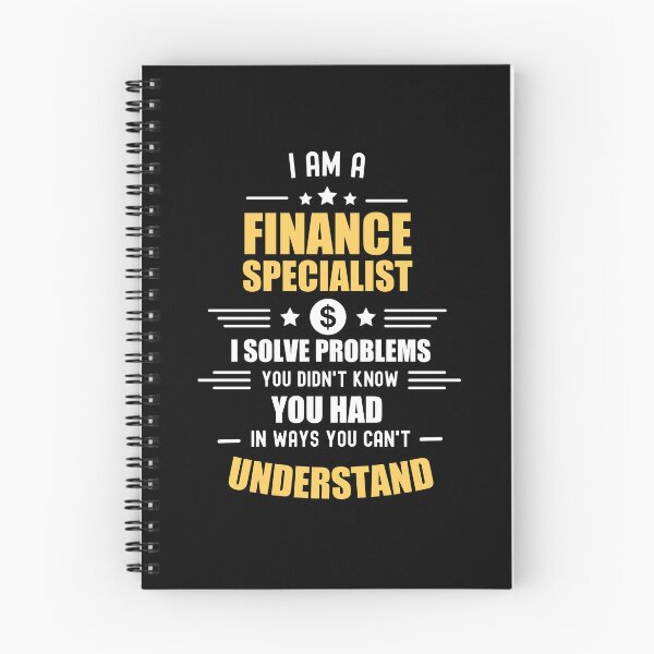 Item preview, I am a finance specialist (White Font) - Finance Puns designed and sold by Vaishnavi Deo.