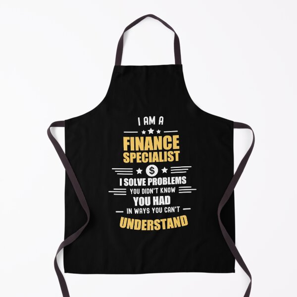 Item preview, I am a finance specialist (White Font) - Finance Puns designed and sold by Vaishnavi Deo.