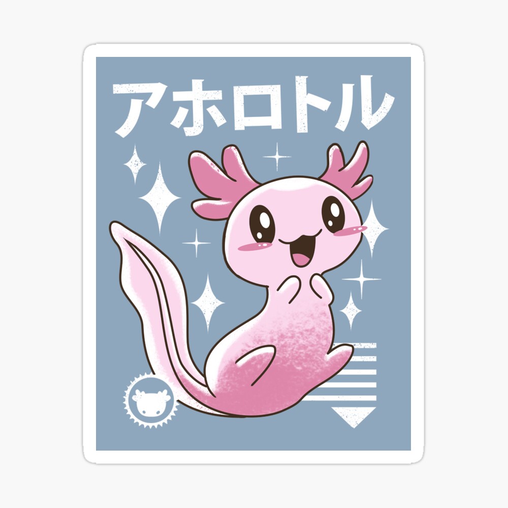 Kawaii Axolotl Poster for Sale by vincenttrinidad