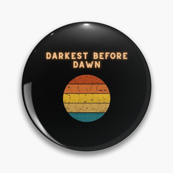 Item preview, Darkest Before Dawn retrowave style design designed and sold by RetroDesignsNW.