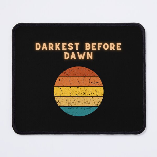 Item preview, Darkest Before Dawn retrowave style design designed and sold by RetroDesignsNW.