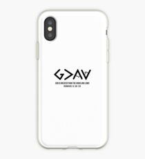 God is Greater Than the Highs and Lows Romans 8:38-39 iPhone Case