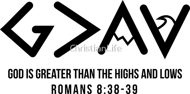 Download "God is Greater Than the Highs and Lows Romans 8:38-39 ...