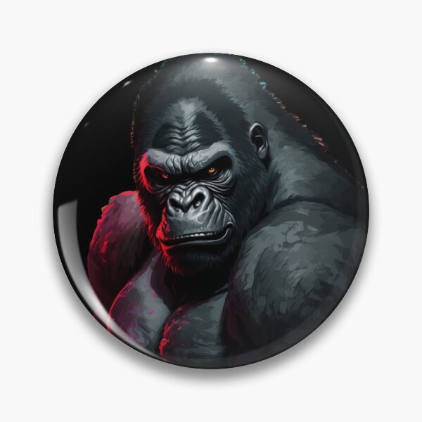 Item preview, Mountain Gorilla Eyes Scary Gorilla  designed and sold by Brockinator.