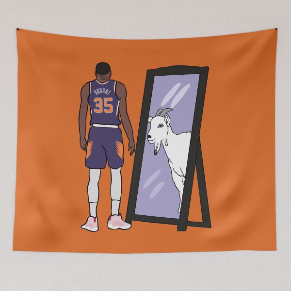 Item preview, Kevin Durant Mirror GOAT (Phoenix) designed and sold by RatTrapTees.
