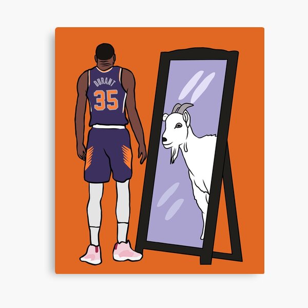 Item preview, Kevin Durant Mirror GOAT (Phoenix) designed and sold by RatTrapTees.