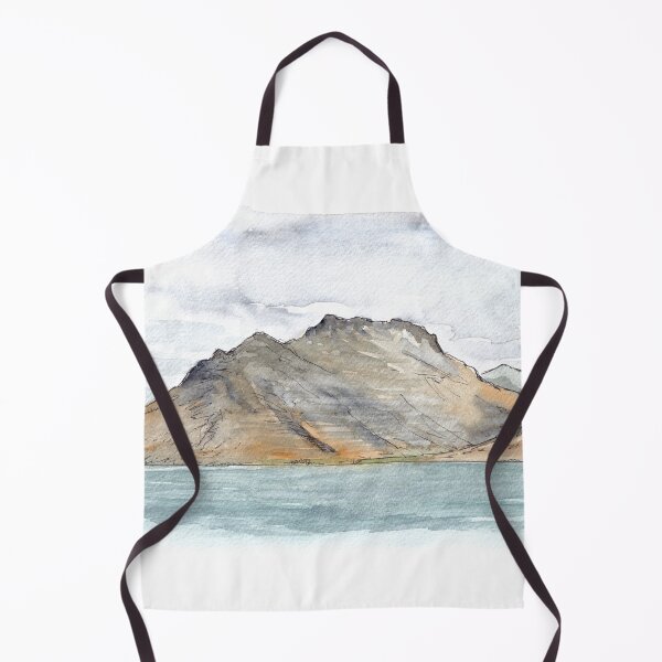 Item preview, Bayonet Peaks - Lake Wakatipu Watercolour designed and sold by Tom Napper Design.