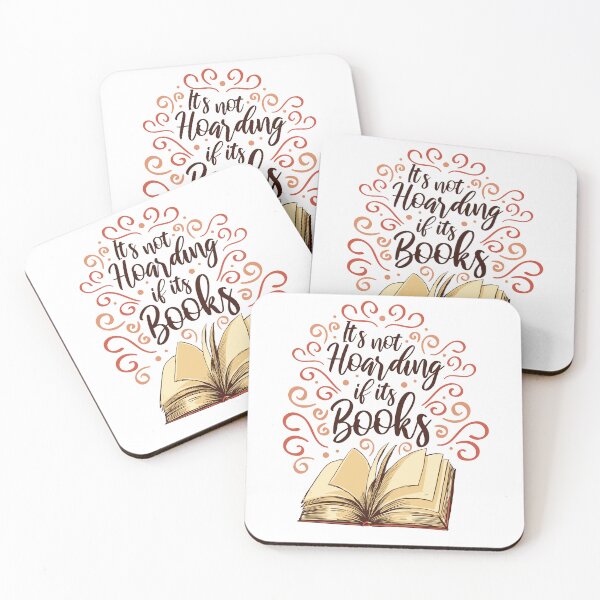Item preview, It's not Hoarding if it's Books - bookworm, book lover designed and sold by micbook.