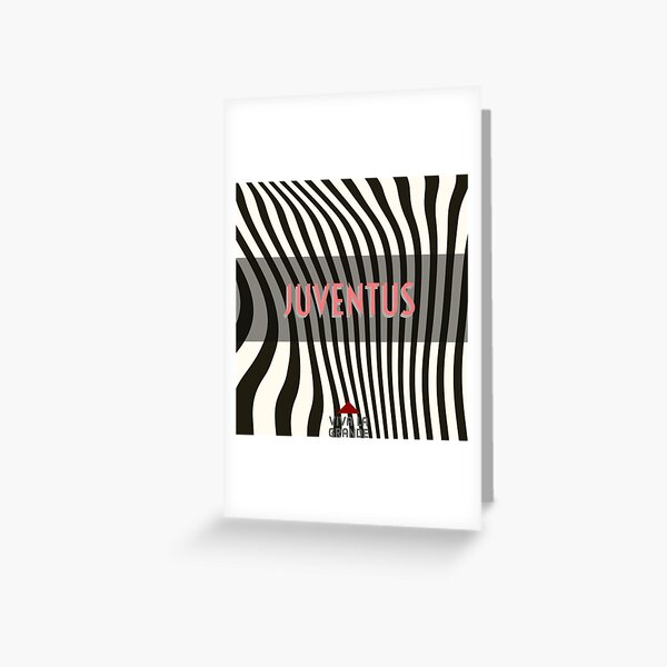 Zebra Juventus Greeting Cards for Sale