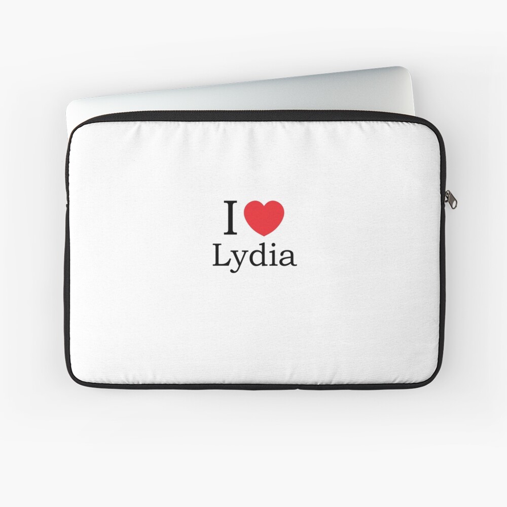 I Love Lydia - With Simple Love Heart Greeting Card for Sale by  theredteacup