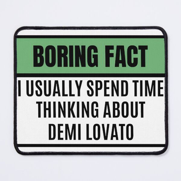 Item preview, I usually spend time thinking about Demi Lovato - Demi Lovato  designed and sold by diahtshel.