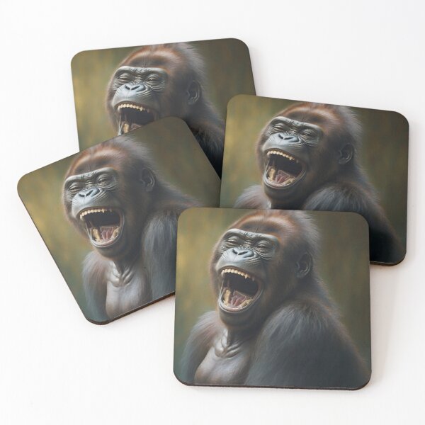 Item preview, Mountain Gorilla Laughing Gorilla Funny Ape designed and sold by Brockinator.