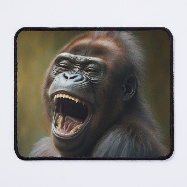 Item preview, Mountain Gorilla Laughing Gorilla Funny Ape designed and sold by Brockinator.