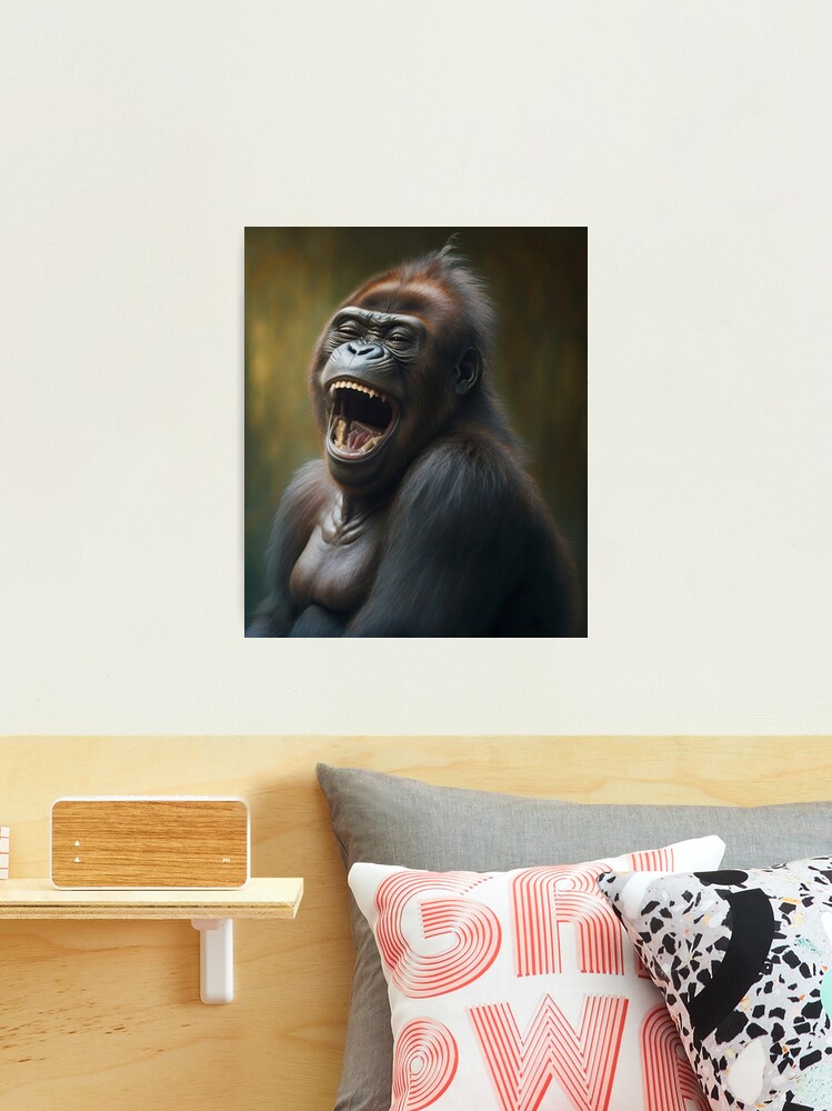 Monkey Gorilla Carpet Mat Rug Cushion Soft Monkey Gorilla Rifle Gun Smile  Cigar - AliExpress