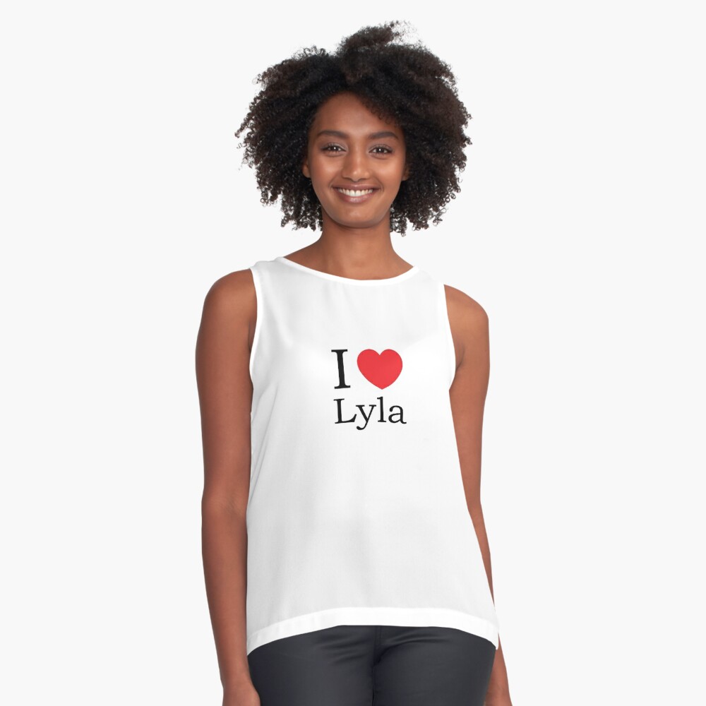 I Love Lyla - With Simple Love Heart Greeting Card for Sale by  theredteacup