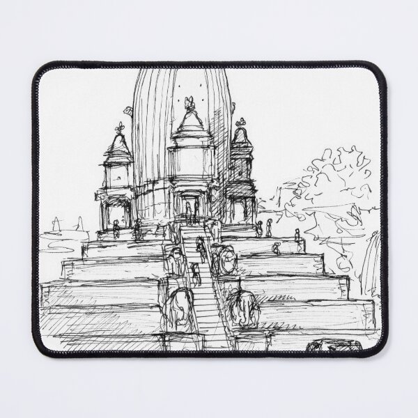 Item preview, Harihar Narayan Temple - Bhaktapur Sketch designed and sold by Tom Napper Design.