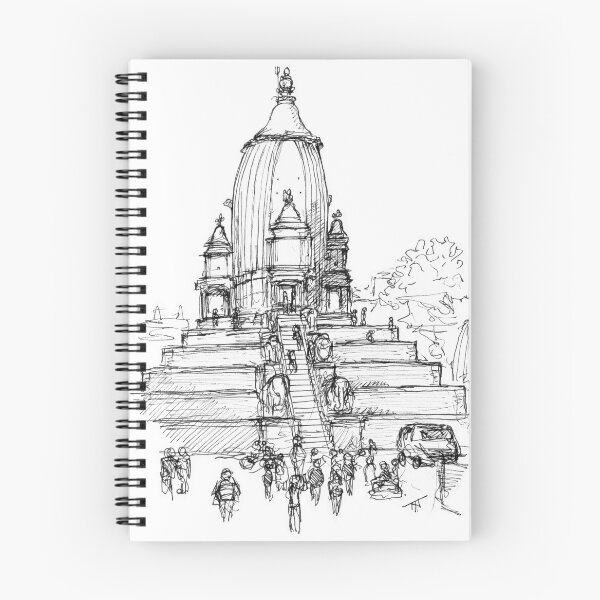 Item preview, Harihar Narayan Temple - Bhaktapur Sketch designed and sold by Tom Napper Design.