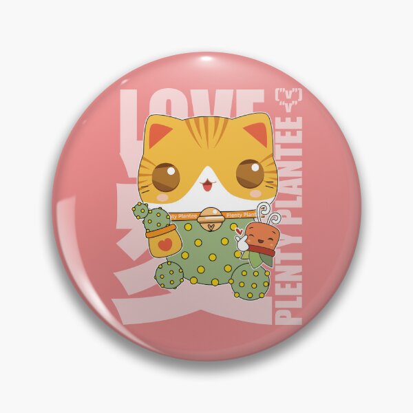 Item preview, Valentine's Day Bunny Cactus Cat designed and sold by plentyplantee.