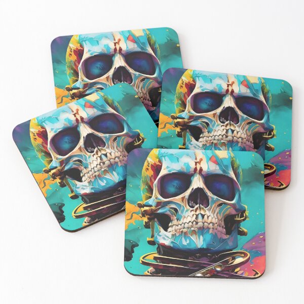 Item preview, Psychedelic Skull #16 designed and sold by mrbribe.