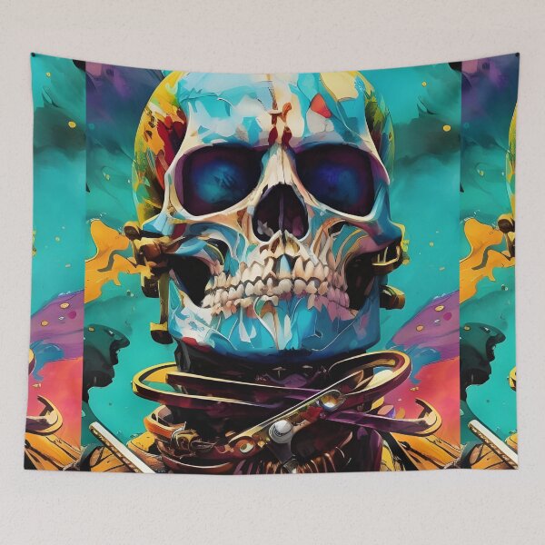 Item preview, Psychedelic Skull #16 designed and sold by mrbribe.
