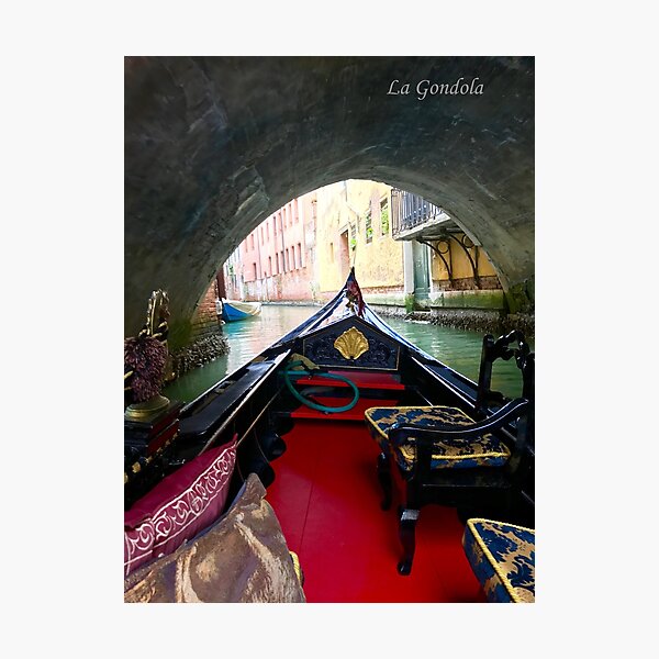 La Gondola in Venezia Photographic Print