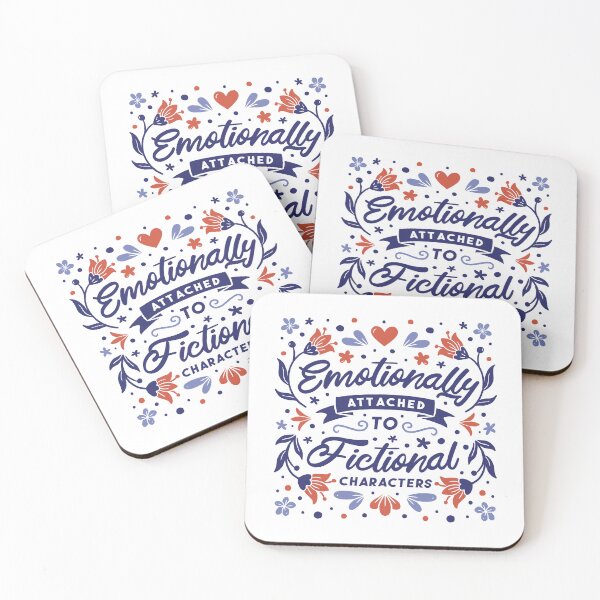 Item preview, Emotionally Attached To Fictional Characters - Book lovers designed and sold by micbook.