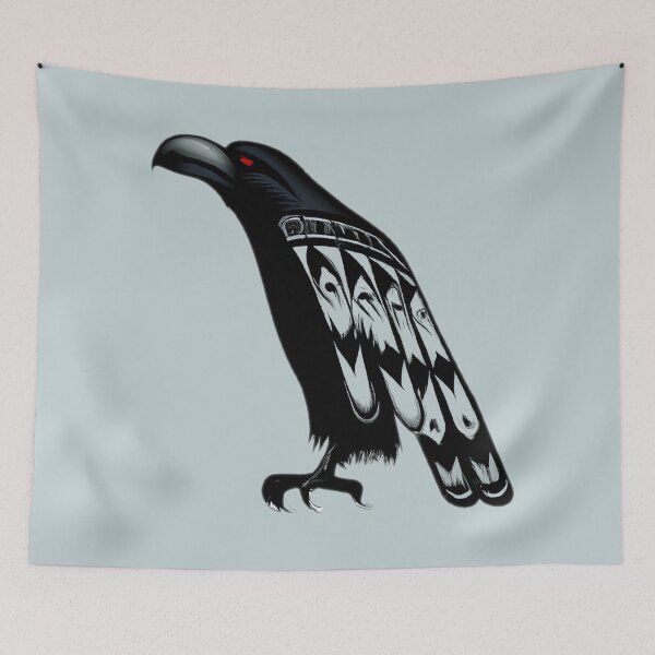 Item preview, Black Raven Pacific Northwest Art designed and sold by GrizzlyMountain.