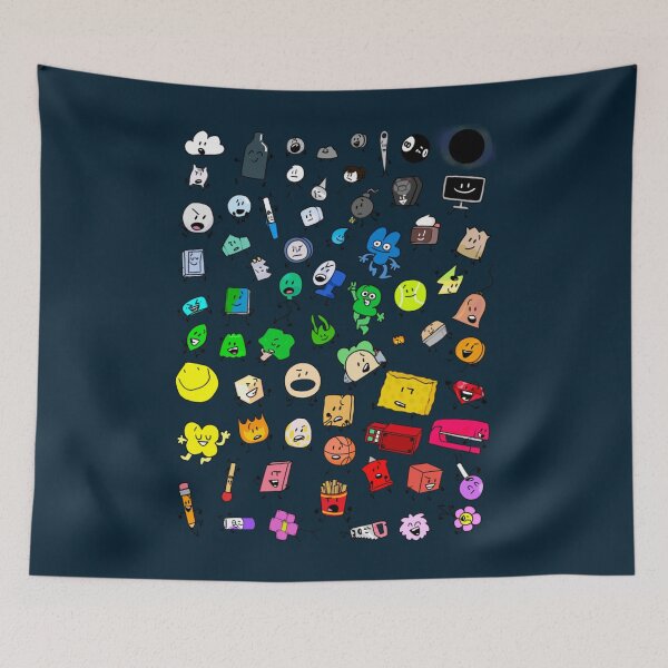 Item preview, BFDI All Characters Transparent  designed and sold by LeighWalter.
