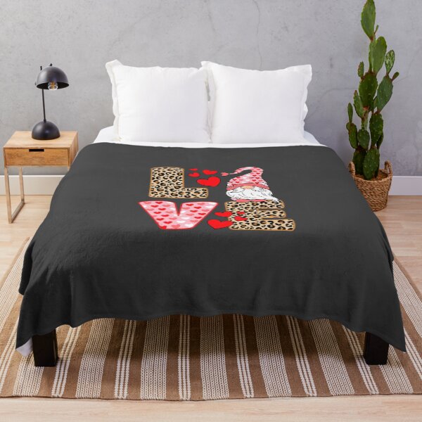 Item preview, Valentines Day Cute Love Heart Gnome Leopard Cheetah Print  designed and sold by staceyhoncht.