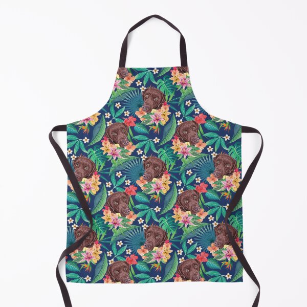 Item preview, Tropical Chocolate Labrador Retriever 2 designed and sold by lulupetart.