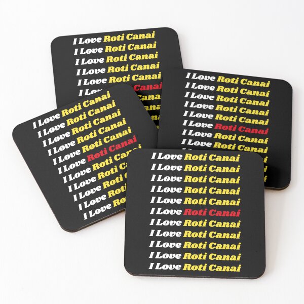 Item preview, 'I Love Roti Canai' Malay Cuisine - Delicious Food Text Based Design designed and sold by Ridiculam Toga.
