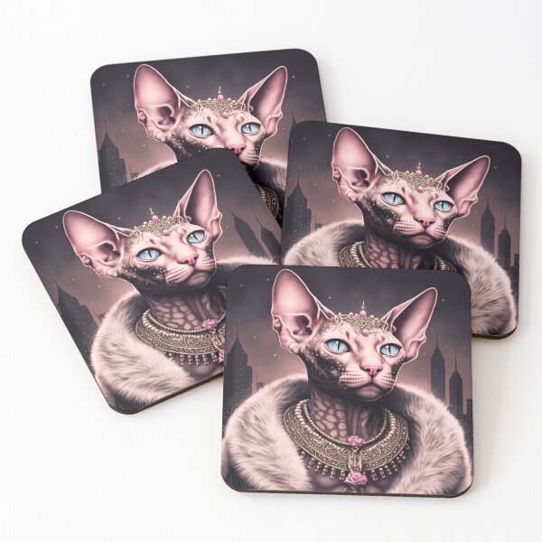 Item preview, Sphynx Steals The City designed and sold by Nocturne  Paws.