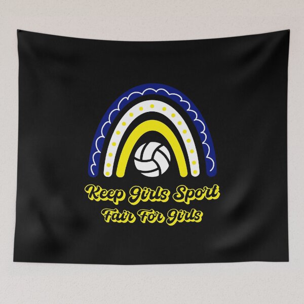 Item preview, Keep girls Sports Fair for Girls - Fair Play for Women’s Volleyball designed and sold by Raiko-art.