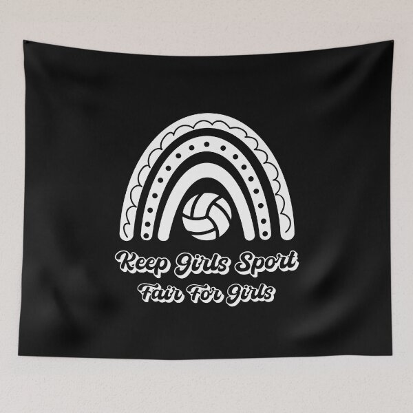 Item preview, Keep girls Sports Fair for Girls - Fair Play for Women’s Volleyball designed and sold by Raiko-art.