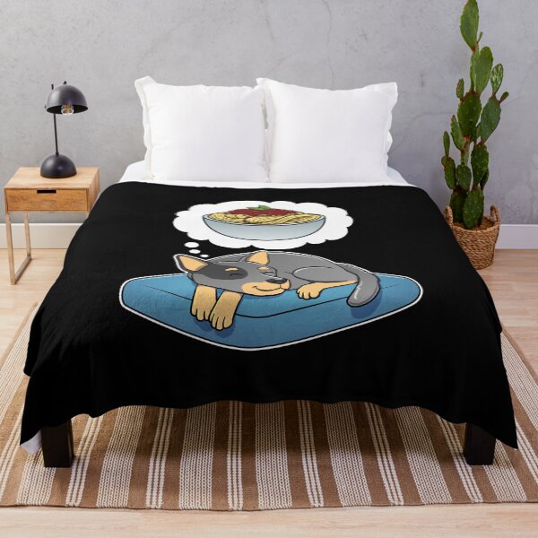 Item preview, Australian Cattle Dog dreaming about Spaghetti Bolognese designed and sold by DoggieDelights.