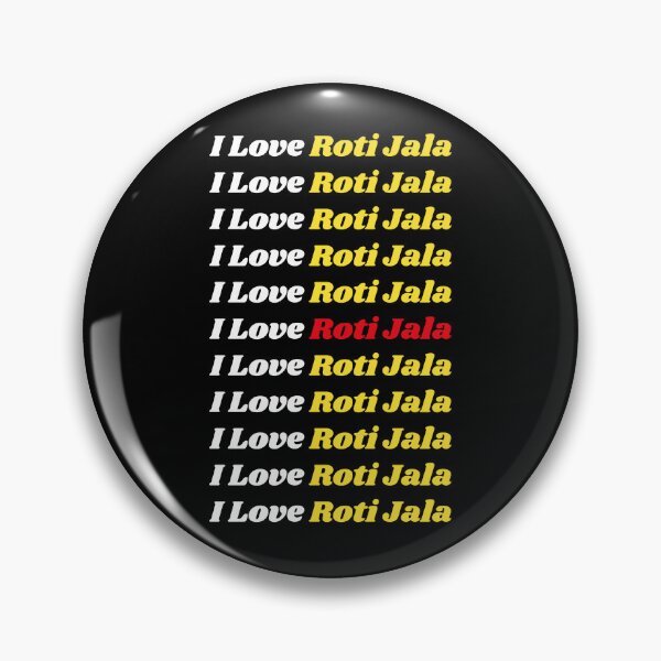 Item preview, 'I Love Roti Jala' Malay Cuisine - Delicious Food Text Based Design designed and sold by Ridiculam Toga.