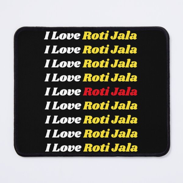Item preview, 'I Love Roti Jala' Malay Cuisine - Delicious Food Text Based Design designed and sold by Ridiculam Toga.