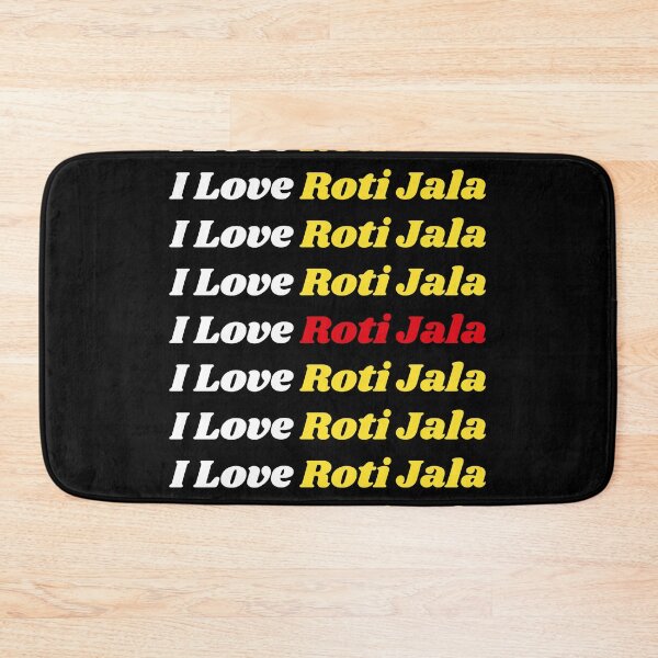Item preview, 'I Love Roti Jala' Malay Cuisine - Delicious Food Text Based Design designed and sold by Ridiculam Toga.