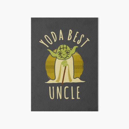 Yødä Best Uncle Cartoon Yødä  Art Board Print for Sale by staceyhoncht