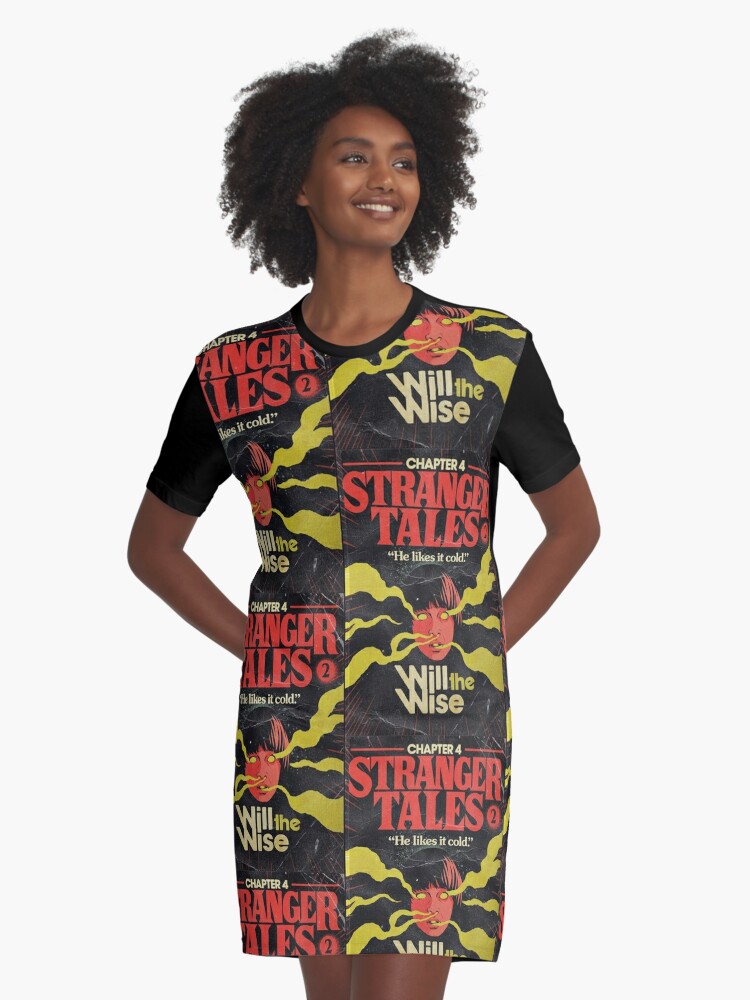 Stranger Things Chapter 4 Will The Wise Graphic T Shirt Dress By Paulyh Redbubble