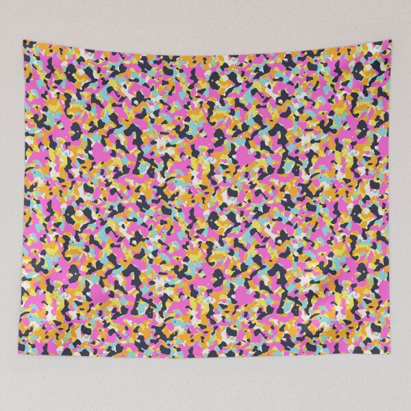 Item preview, bright pink camo pattern designed and sold by PRINYOS.